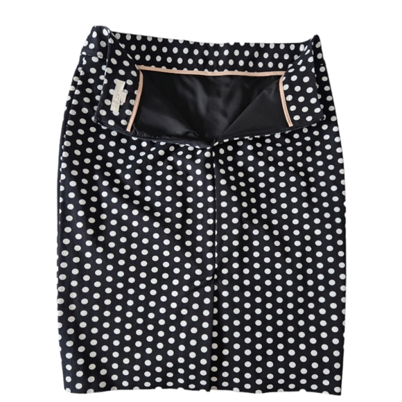 Ann Taylor LOFT Polkadot Skirt Size 6 - Picture 3 of 9